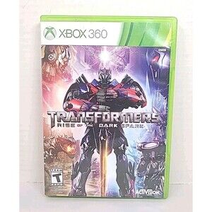 Transformers Rise of the Dark Spark Xbox 360 No Manual Tested 2013